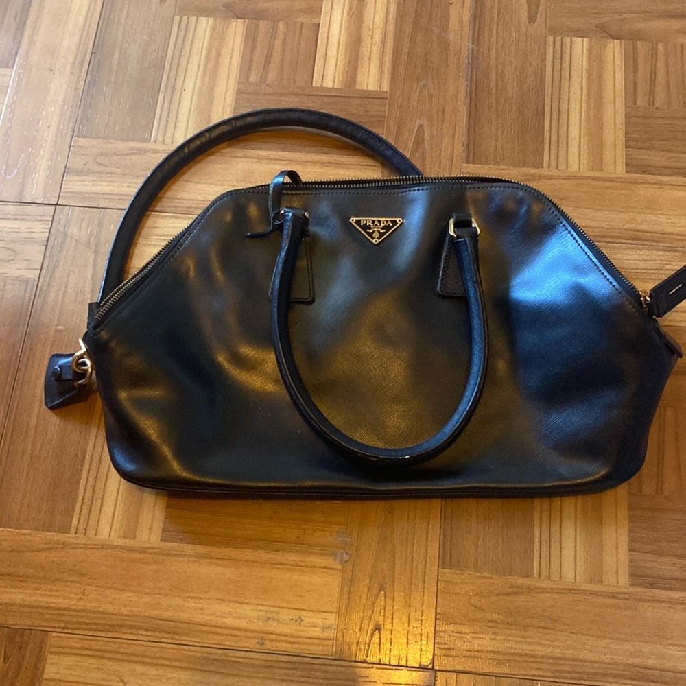 Prada Promenade Saffiano Leather Handbag